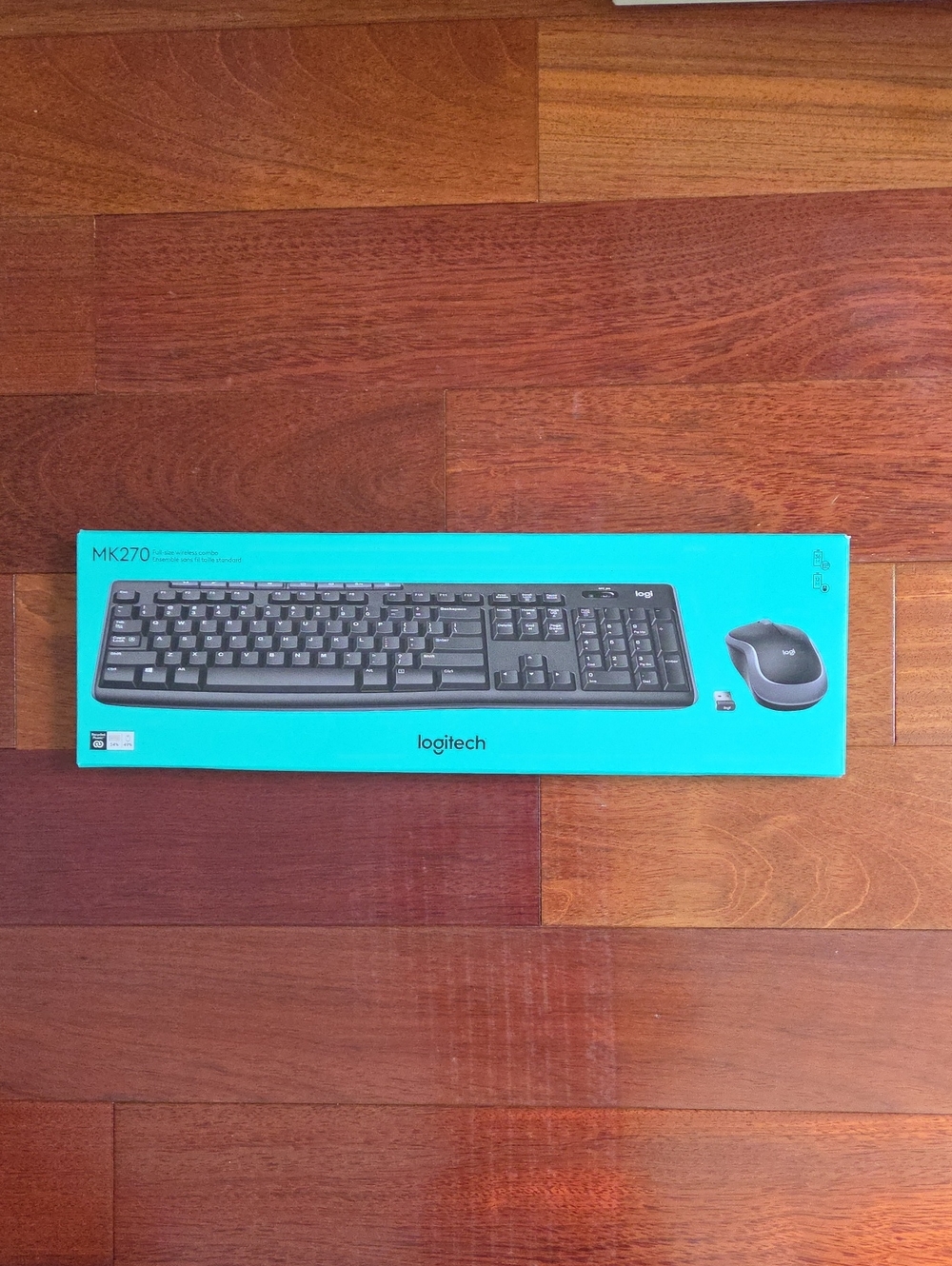 Logitech Black Wireless Keyboard and Mouse Combo **NEW